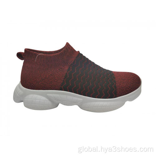 China Red Fashion Casual Sports Shoes Supplier